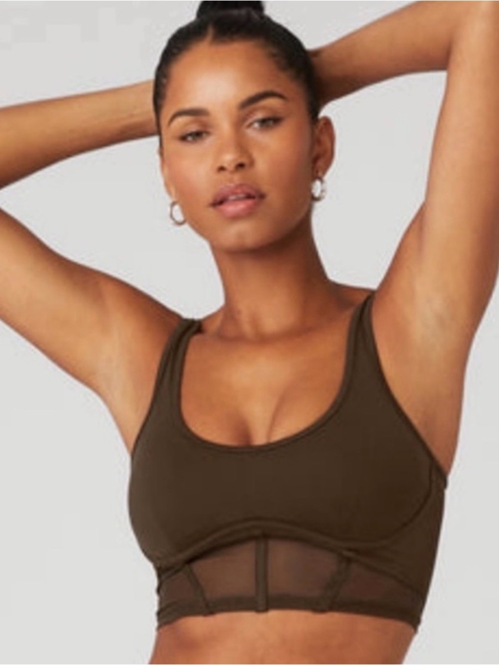 ALO Yoga Airbrush Mesh Corset Tank